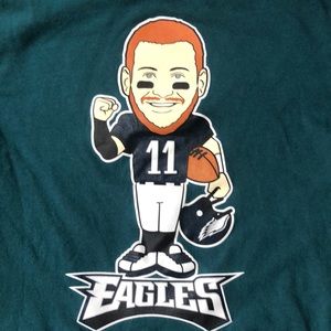 🔥Carson Wentz🔥 🦅 Eagles Shirt Like New